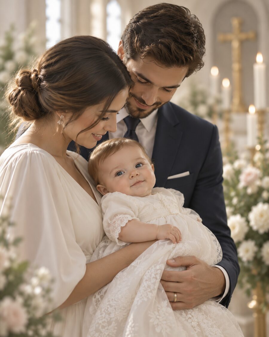 Con sus papás